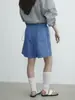 EVER TRUE Shorts de Algodão 100% Perna Larga Feminino 2025 Verão Novo Coreano Solto Cadarço 63941