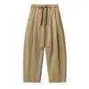 Bei Jie Roupa Masculina 2026 Chegada de Verão Quatro Cores Calças Casuais Simples Calças Cargo Tendência Soltas Perna Reta Calças Longas