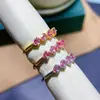Anillo Alexander súper hermoso piedra principal de cultivo de laboratorio 3x 4 mm directo de fábrica apertura para mujer ajustable lote