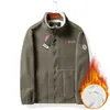 Amazon Tk Versión Transfronteriza Chaqueta Gruesa de Doble Cara con Forro de Lana Noruega Otoño e Invierno Cálida Holgada Talla Grande