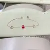 Pulsera de Calabaza Kirin Ágata Roja con Forma de Calabaza Chapada en Oro Rosa de 18K para Mujer con Incrustaciones de Diamantes en Nácar Blanco Pulsera del Año Animal Fulu