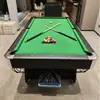 Mesa de Billar Cuatro en Uno, Multifuncional, Automática, Para Uso Doméstico, Interior, Tipo Estándar, Mesa de Tenis de Mesa Estilo Americano para Adultos, Dos en Uno