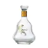 Atacado transparente 125ml garrafa de vinho para saúde 500ml garrafa de vinho de vidro 700ml garrafa de vinho garrafa de vinho branco produtos de vidro