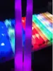 Bastões fluorescentes personalizados bastão de suporte de espuma de esponja colorida brilhante eletrônico LED logo de show