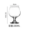 Copa de brandy, vaso de licor engrosado, cristalería de bar, vaso de gran capacidad, vaso para whisky y licor, juego de copas de vino tinto de tallo corto