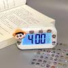 Nuevo Crayon Pequeño Nuevo Reloj Despertador Decorativo Estudiante Multifuncional Niños Reloj Despertador de Mesita de Noche Mini Reloj Electrónico Alarma