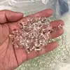 Venda Direta da Fábrica Contas de Imitação de Cristal Ágata Preta Obsidiana Contas Soltas DIY Contas Redondas de Vidro Pretas Leves Atacado