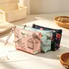 Bolsa de tocador impermeable de gran capacidad, bolsa de almacenamiento de cosméticos con estampado de viaje, bolsa de maquillaje portátil grande