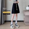 Shorts Esportivo para Meninas, Algodão, Caimento Solto, Novo Estilo Verão 2026, Emagrecedor para Estudantes, Reto, Casual, Perna Larga, Calça de Cinco Pontas, Tendência