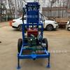 En stock, máquina perforadora de pozos de agua hidráulica diésel de 150 m, máquina perforadora de pozos de agua doméstica, máquina perforadora de tracción con correa de ruedas