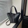 Bolsa tipo balde nicho cesta de legumes bolsa feminina toque de luxo pequena bolsa de mão moderna para o dia a dia bolsa transversal bolsa texturizada bolsa feminina