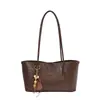 Bolso de Hombro Retro Simple Estilo Coreano para Mujer 2026 Nuevo Alta Calidad Gran Capacidad Color Sólido Personalidad Bolso Tote de Hombro Único para el Trabajo