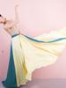 Saia de Dança Renda Renda Peça Única Grande Balanço Saia Longa Avental Dança Clássica Dança Moderna Elegante Vestido de Prática