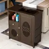 Mesa de Té Pequeña Escritorio de Té Aparador Mesa Lateral para Sala de Estar Mesa de Café Tetera Integrada Máquina de Bar de Té Carrito Móvil para Cubo de Agua Armario de Agua para Té