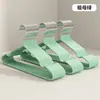 Colgador de plástico grueso con recubrimiento nuevo estilo extra grueso para adultos plástico con recubrimiento antideslizante sin marcas colgador de ropa colgador de ropa para niños