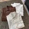 2026 Nueva Camisa de Moda Estilo Coreano con Cuello de Solapa Larga para Mujer, Corte Holgado, Adelgazante, Top Versátil, Chaqueta Estilo Ropa de Trabajo para Mujer