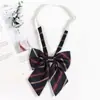 Accesorios para Camisa de Golpe Libre de Personas Estilo Japonés Corbata Azul Estilo Académico jk Patrón Perezoso Vestido Académico Lazo de Corbata Mano de Mujer dk