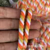 Cuerda de Algodón Trenzada Redonda Sólida de 6 mm, Tres Colores, Trenza de Tres Hilos, Cuerda Trenzada, Ropa, Accesorios Textiles para el Hogar, Cuerda de Algodón Trenzada
