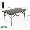 Mesa dobrável ao ar livre de fábrica mesa portátil e cadeira de acampamento mesa de piquenique churrasco mesa de rolo de ovo cadeira de lazer conjunto completo de equipamentos
