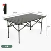 Silla plegable para acampar al aire libre, mesa plegable para vendedor ambulante, mesa para rollos de huevo, equipo para exteriores, juego portátil de mesa y silla para acampar