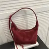 Bolsa de Axila Casual Matte Moda Retrô Outono 2025 Nova Tendência Estilo Coreano Ins Tendência Bolsa de Ombro Único Transversal com Acabamento de Luxo