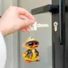 Nuevo Colgante Transfronterizo de Acrílico Plano 2D de Pato Pequeño, Gato Negro, Águila para Espejo Retrovisor de Coche, Decoración, Regalo de Vacaciones