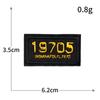 Caja Tela Bordada Inglesa Pegatina Tendencia Personalidad Letra Computadora Marca Bordada Ropa Chaqueta Señal Insignia Mayoreo