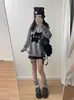 Suéter decorativo de pez pequeño tridimensional para mujer, lindo gatito, imitación de visón, tejido jacquard, abrigo de otoño e invierno, top dulce de punto suave y lanudo