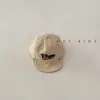 Gorra de Béisbol Suave con Visera y Bordado de Letra para Bebé, Estilo Delgado para Primavera y Otoño, Gorro de Copa Suave para Bebés y Niños Pequeños, Gorra de Béisbol de Verano