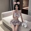 Conny Qqny Estilo Japonés Uniforme Jk Estilo Preppy Traje Tentación Falda Cuadros Dulce Atuendo de Estudiante Traje de Juego de Rol