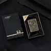 Zorro Zk-19 Flor de la Gran Fortuna Encendedor Metálico de Queroseno Suministro de Douyin Kuaishou Encendedor a Prueba de Viento de Alta Calidad