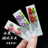 Pendientes Magnéticos para Orejas No Perforadas, Cereza Helada de Rábano de Verano, Sin Perforación, Pendientes Versátiles Simples Dulces para Estudiantes de Uso Diario