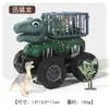 Vehículo de Ingeniería de Transporte de Dinosaurios Juguetes Pequeños de Inercia Velociraptor Puesto Callejero Mercado Nocturno Coche para Niño Regalo para Niños Venta al por Mayor