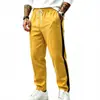 Pantalones deportivos jogger casuales para hombre, de pierna recta, holgados, de color liso y bloques de color, para otoño e invierno, transfronterizos, europeos y americanos, 2026, venta al por mayor