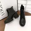 Botas da Moda 2024 Estilo Hip-Hop de Rua Personalidade Tendência Estilo de Rua Meninas Estilosas Feminino Retrô Moda Tendência