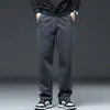 Jeans de pierna ancha estilo americano para hombre, pantalones largos de verano ultradelgados de ajuste holgado talla grande, pantalones casuales de pierna recta de Tencel