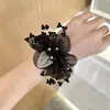 Cuerda para el pelo elegante y con temperamento Cuerda para el pelo de alta calidad Elástica y duradera Banda de goma Accesorios para el pelo de mujer