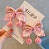 Primavera Novo Doce Rosa Floral Acessórios de Cabelo Infantil Clipe Tridimensional Grampo de Cabelo para Meninas Acessórios de Cabeça para Meninas Celebridade da Internet