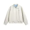Chaqueta de Cuero Cortado a la Cera Estilo Retro Americano Tendencia 2025 Otoño para Hombres y Mujeres