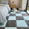 Alfombra para dormitorio, decoración de habitación, alfombra cuadrada de felpa, alfombrado completo para sala de estar, alfombrilla para mirador, alfombrilla de suelo tatami, alfombra para mesita de noche