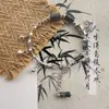 Design de Nicho Estilo Mori Sino de Bambu Jade Sintético Pulseira Pulseira para Namorada Ins Novo Estilo Chinês Pulseira com Contas de Borboleta
