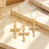 Cadena para Clavícula de Gama Alta, Elegante y Versátil con un Diseño Delicado y Minimalista; Colgante de Cruz Fresco y Elegante con un Toque de Alta Gama; Versátil y de Moda