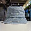 Chapéu de pescador de flor de margarida japonesa para mulheres retro desgastado Denim balde chapéu primavera e verão proteção solar chapéu de sombra solar