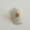 Chapéu Infantil Fofo Desenho Animado Capivara Proteção Solar Novo Chapéu de Malha para Bebê Moda Coreana Viseira Boné