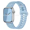 Para Banda de Apple Watch iwatch Color Único y Doble Hebilla de Rayo de Silicona Correa Ultra applewatch 1-8