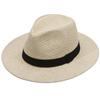 Plano denso de hierba transfronterizo junto a la foto playa sombrero para el sol nuevo para hombre y mujer sombrero de paja para pradera sombrero de playa de verano para hombre
