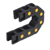 Cadena portacables de plástico cadena de tanque de nylon cadena para máquina de grabado protección de cables de máquina tipo puente abrible serie CN-CHL55