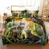 Impresión digital 3D transfronteriza cama tres piezas Kit de patrón de Lobo Amazon AliExpress Wish fabricantes de comercio exterior al por mayor