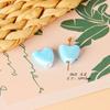 Cuentas de amor frescas y sencillas de colores, cerámica japonesa, cuentas lisas, pulsera hecha a mano, collar, accesorios de material