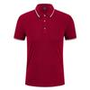 Nova Camisa Polo de Algodão Fresco para Negócios com Lapela, Camiseta de Manga Curta, Personalizada para Uniforme Corporativo de Trabalho, Camisa Publicitária com Logo Estampado e Bordado